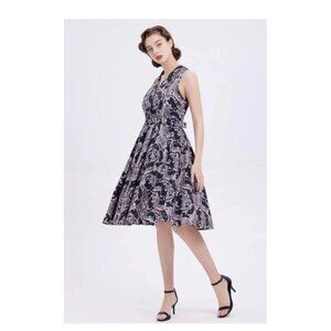 Miss Lulo SWING DRESS CATS SIZE LARGE